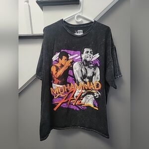 Mens Muhammad Ali Short Sleeve Graphic T-Shirt Size XXL Black 100% Cotton